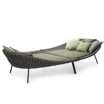 Outdoor lounge Rattan Round Sofa