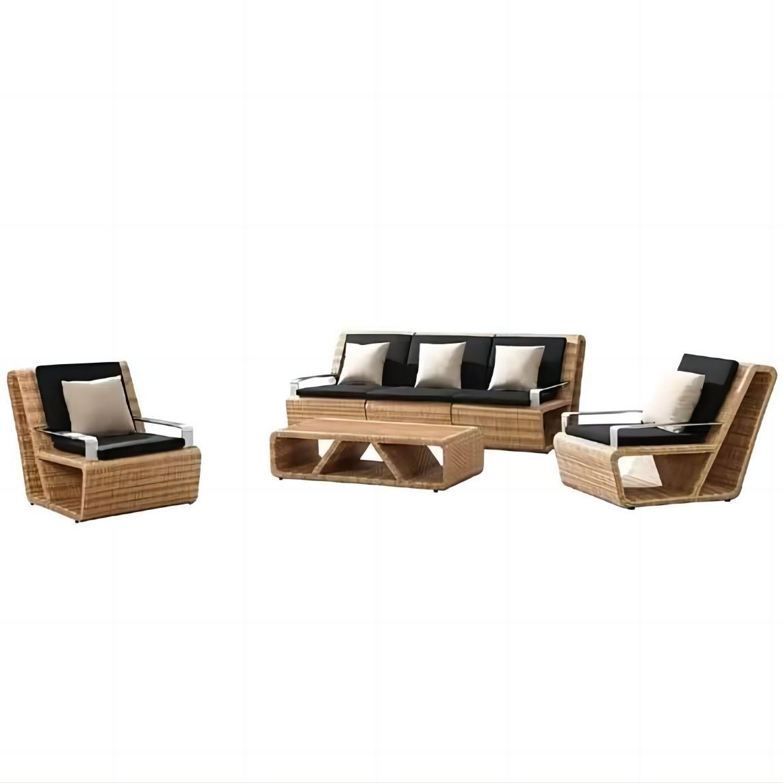 Aluminum Outdoor Garden Rattan Furniture Set