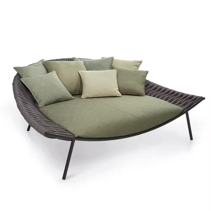 Outdoor lounge Rattan Round Sofa