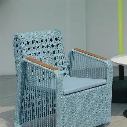 Garden Furniture Braided Rope Table and Chair