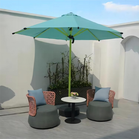 Outdoor Single Person Sofa Tea Table Set